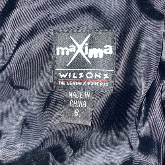 VINTAGE Maxima Wilson's Leather Disco Retro Snake Skin Flare Leather Pants Sz 6 - Picture 8 of 12